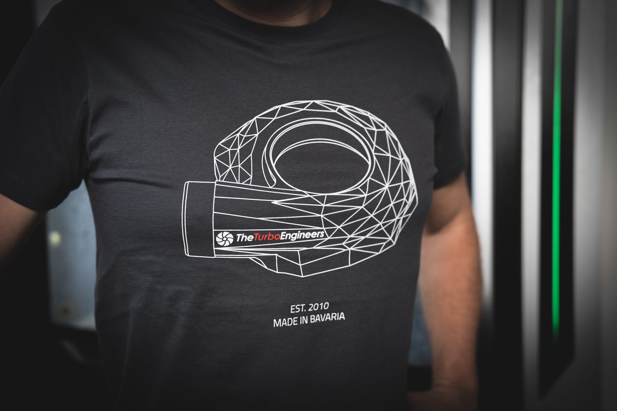 T-Shirt TTE Low Poly Turbolader