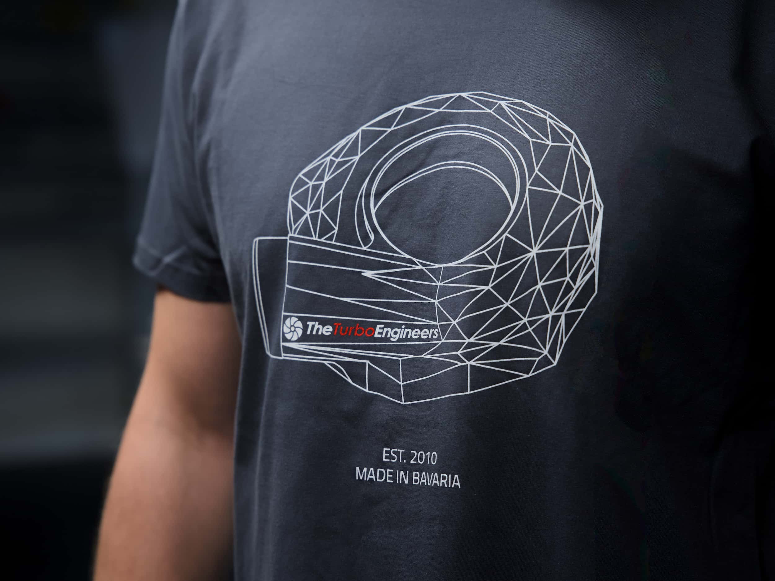 T-Shirt TTE Low Poly Turbolader